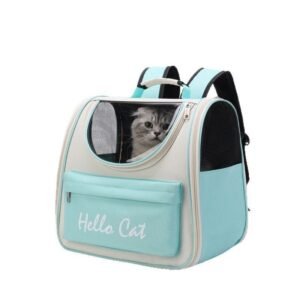 Mochila ventilada para transporte de cães e gatos