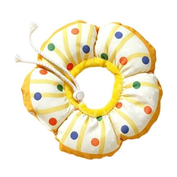 Colar protetor macio tipo donut para cães e gatos