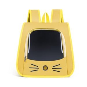 Mochila leve e ventilada para transporte de gatos