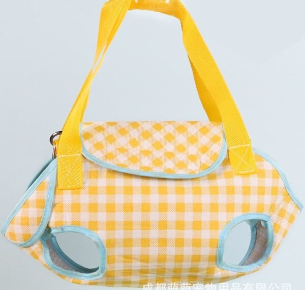 Bolsa peitoral com alça para cães pequenos