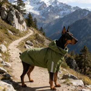 Jaqueta corta-vento impermeável para cães